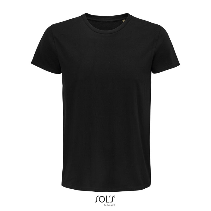 Tee shirt coton bio publicitaire homme 175g - PIONEER noir profond